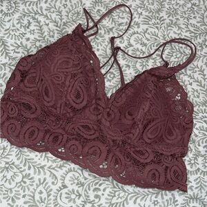 PINK Victoria's Secret Purple Lace Bralette